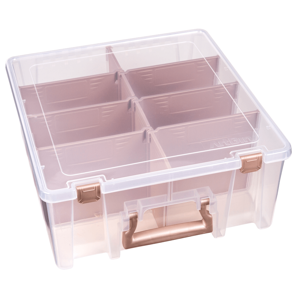 ArtBin Solutions Box 6-12 Compartments - 10.75X7.375X1.75 Translucent