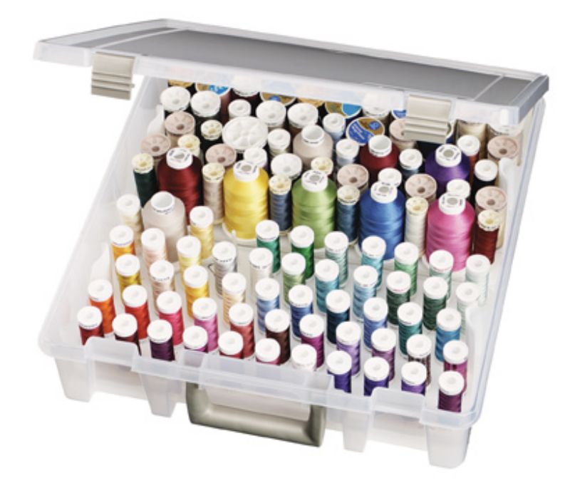 Sewing Thread Storage Box 42 Pieces Spools Bobbin Carrying Case Container  Holder Craft Spool Organizing Case Sewing Storage-160