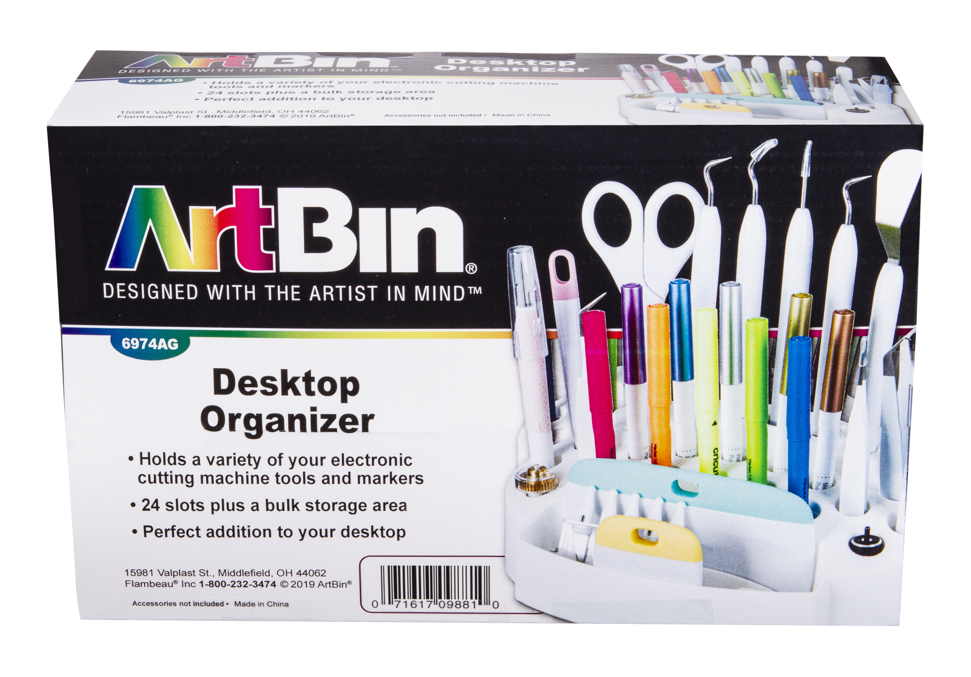 artbin desktop storage accessory tray