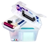 Sidekick&trade;, 8408AB sidekick,art box, craft box, lift out tray box, translucent storage, side kick, lift out tray, side latch, art supply box, container, clear, 8408AB, student, best seller, artist, art student, back to school storage, art organization, on the go storage, paint storage, paint organization, artbin container, best selling art storage, container with a tray