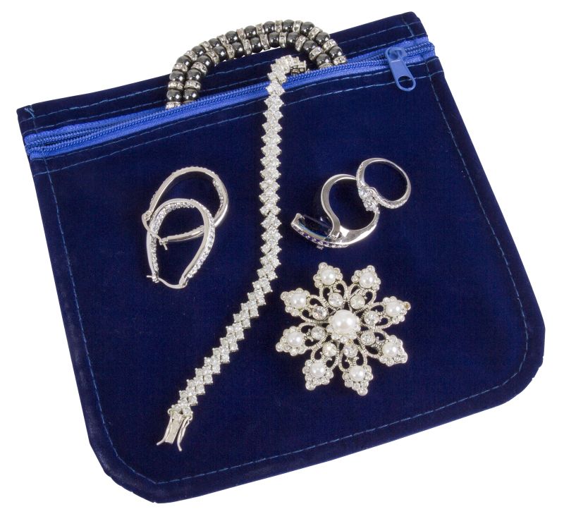 NUOLUX 100 Pcs Clear Jewelry Bags Transparent Anti-tarnish Jewelry